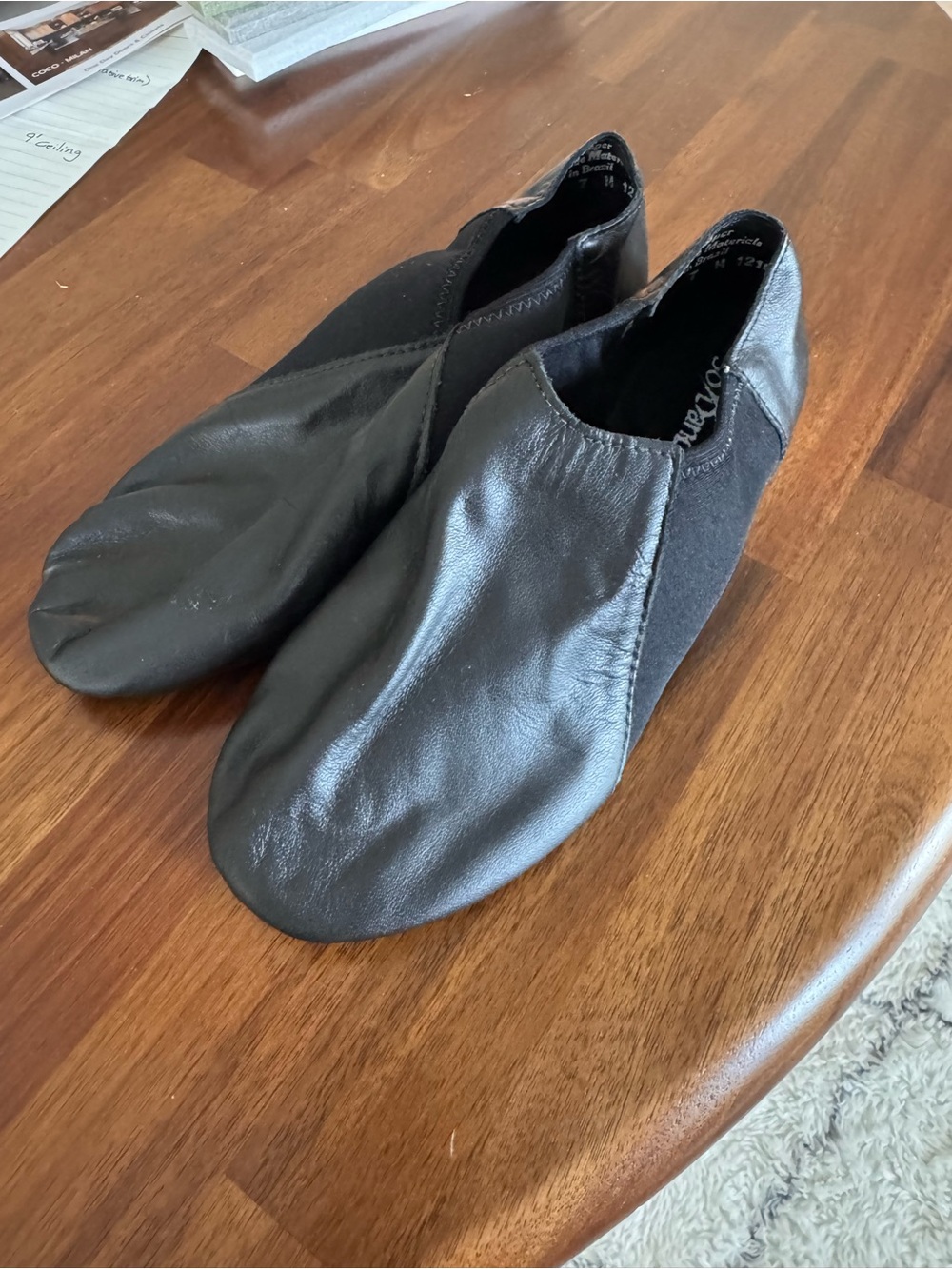 Black Women's Slip-On Jazz Shoes